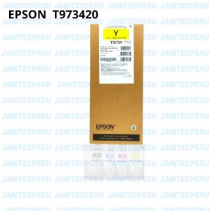 Bolsa de Tinta Epson T973420 Durabrite Pro, color Yellow Original