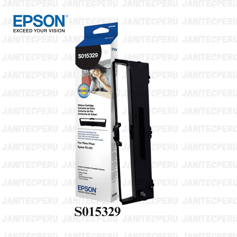Cinta Epson S015329 para impresora FX-890 Original 1 Cinta Epson S015329 para impresora FX-890 Original