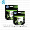 TINTA HP ORIGINAL 60XL COLOR Y NEGRO