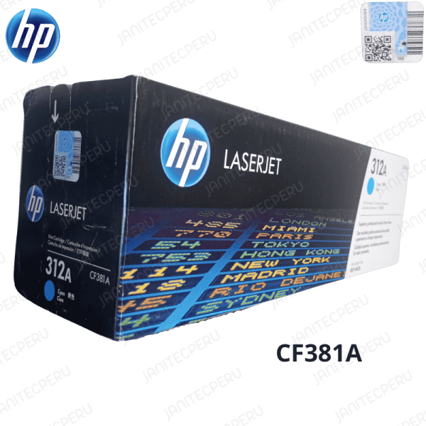 TONER HP CF381A 312A L.J. M476 Cyan 2.700 Pg.