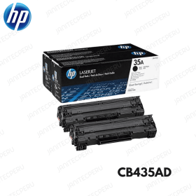 TONER HP DUAL PACK 35AD CB435AD BLACK
