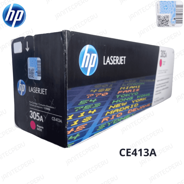 Toner HP 305A-CE413A Magenta LaserJet Original-JanitecPerú