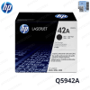 Toner Hp 42a Q5942A Negro 4240, 4250 4350 Original