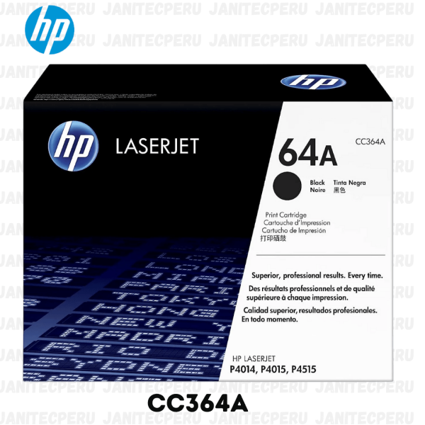Toner Hp 64A Cc364A color negro original