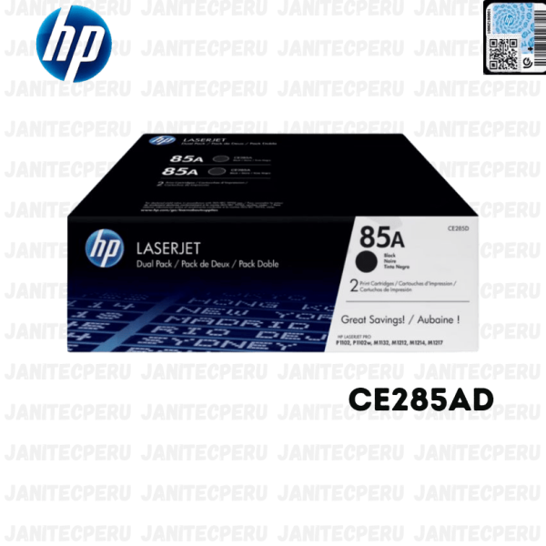 Toner Hp 85Ad Ce285AD Black