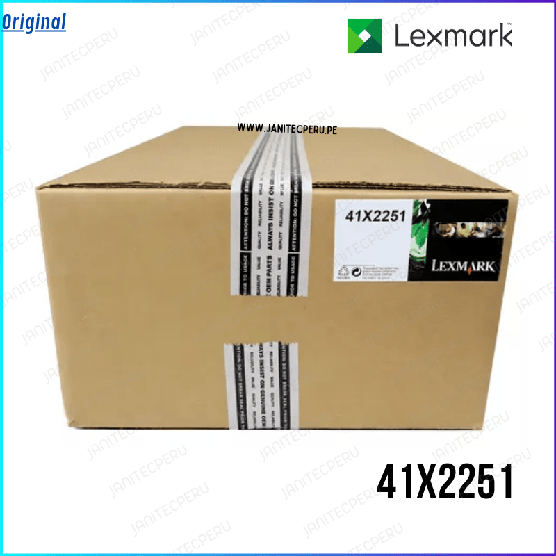 KIT DE MANTENIMIENTO 41X2251 LEXMARK 400.000 Pag. Janitecperu 8 KIT DE MANTENIMIENTO 41X2251 LEXMARK 400.000 Pag. Janitecperu