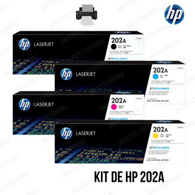 TONER HP 202A CF501A KIT DE COLORES M254dw, MFP M281cdw/MFP M281fdw ORIGINAL 8 TONER HP 202A CF501A KIT DE COLORES M254dw, MFP M281cdw/MFP M281fdw ORIGINAL