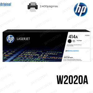 TONER HP 414A W2020A PARA M454 NEGRO ORIGINAL 2.400 Pag.