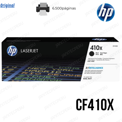 TONER HP CF410X 410X NEGRO PRO/M477/M377dw 6.500 Pag. 8 TONER HP CF410X 410X NEGRO PRO/M477/M377dw 6.500 Pag.