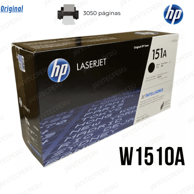 TONER HP W1510A 151A LASERJET PRO ORIGINAL 3050 Pag. 8 TONER HP W1510A 151A LASERJET PRO ORIGINAL 3050 Pag.