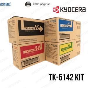 TONER KYOCERA TK-5142 KIT TK5142 ORIGINAL-JanitecPerú