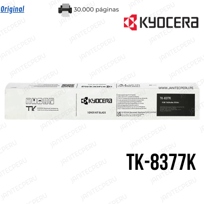 TONER KYOCERA TK-8377K TASKalfa 3554ci ORIGINAL 8 TONER KYOCERA TK-8377K TASKalfa 3554ci ORIGINAL