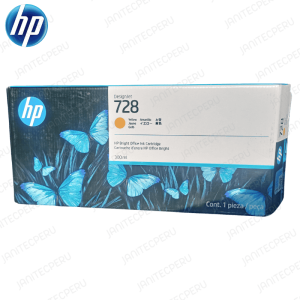 Tinta Hp F9K15A 728 Amarillo T730, T830, 300ml Original