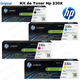 Toner HP 230X KIT Colores LaserJet Pro 4203 y 4303