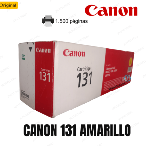 CANON 131Y AMARILLO CARTRIDGE 6269B001 ORIGINAL