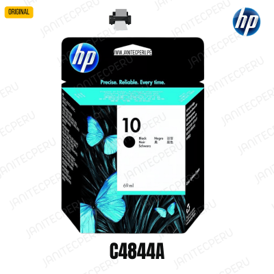 TINTA HP10 C4844A NEGRO DesignJet 500, 800, 1000,CP1700-ORIGINAL 8 TINTA HP10 C4844A NEGRO DesignJet 500, 800, 1000,CP1700