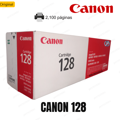 TONER CANON 128 NEGRO ORIGINAL 2.100 PAGINAS