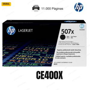 TONER HP 507X CE400X NEGRO