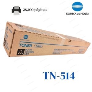 TONER KONICA MINOLTA TN 514 NEGRO