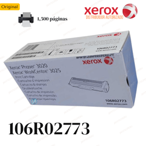 TONER XEROX 106R02773 NEGRO PARA PHASER 3020,3025-0RIGINAL
