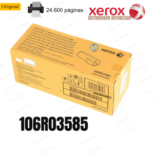 TONER XEROX 106R03585 NEGRO B400, B405 PARA 24,600 Pag.