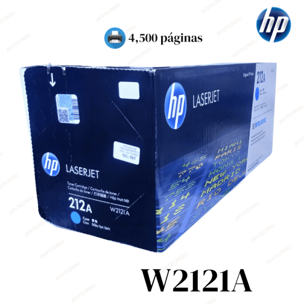 TONER HP 212A CIAN M554dn, M555dn