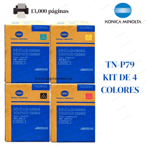 TN P79K KIT DE 4 COLORES