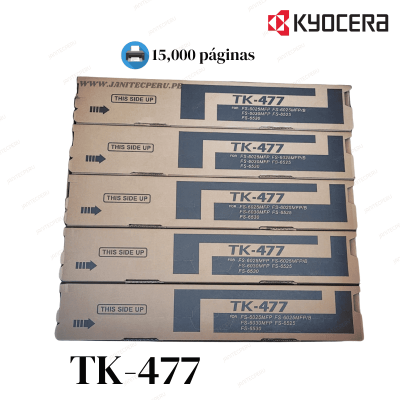 TONER KYOCERA TK-477 GENERICO FS-6025MFP, FS-6030MFP, FS-6525MFP, FS-6530MFP 6 TONER KYOCERA TK-477 GENERICO FS-6025MFP, FS-6030MFP, FS-6525MFP, FS-6530MFP