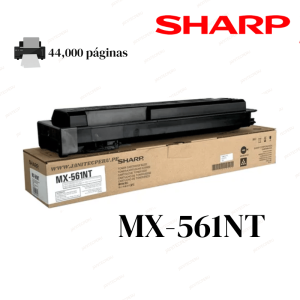 TONER SHARP MX-561NT NEGRO PARA Sharp mx-m2630a, mx3050, MX-M6071 ORIGINAL