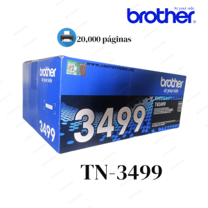 TONER BROTHER TN-3499 NEGRO PARA HL-L6400DW