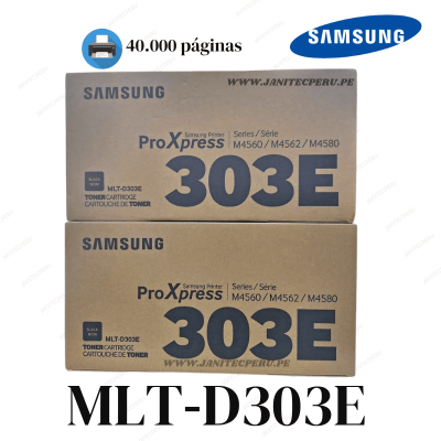 TONER MLT-D303E SAMSUNG 303E HP SV026A PARA M4560, M4560FX, M4562 ORIGNAL 8 TONER MLT-D303E SAMSUNG