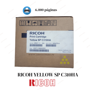 TONER RICOH SP C310HA AMARILLO