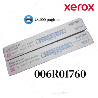 TONER XEROX 006R01760 MAGENTA PARA AltaLink C8130, C8135, C8145, C8155, C8170 8 TONER XEROX 006R01760 MAGENTA