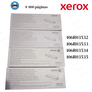 TONER XEROX 106R03534 KIT DE 4 COLORES
