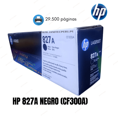 TINTA HP 827A NEGRO (CF300A) PARA LASERJET ENTERPRISE