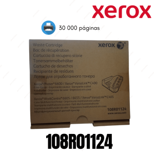 XEROX 108R01124 WASTE CARTRIDGE CARTUCHO DE DESECHOS