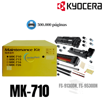 KYOCERA MK 710 KIT DE MANTENIMIENTO FS-9130DN, FS-9530DN ORIGINAL 6 KYOCERA MK 710 KIT DE MANTENIMIENTO