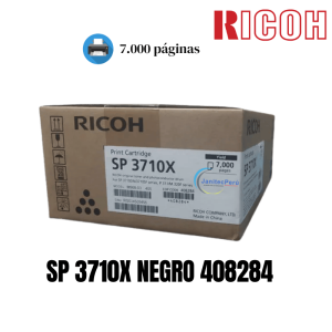 TONER RICOH SP 3710X NEGRO 408284