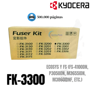 UNIDAD FUSORA KYOCERA FK-3300 ECOSYS