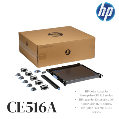 REPUESTO HP CE516A TRANSFER KIT UNIDAD DE TRANSFERENCIA IMAGE TRANSFER BELT Kit, 8 REPUESTO HP CE516A TRANSFER KIT UNIDAD DE TRANSFERENCIA