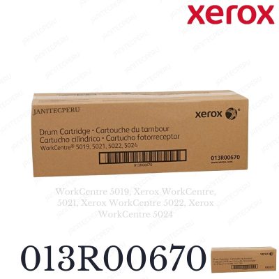 DRUM XEROX 013R00670 WORKCENTRE 5019,