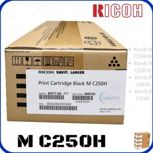 TONER RICOH 408336 M C250H NEGRO