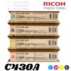 TONER RICOH C430A BLACK, CYAN, MAGENTA, YELLOW ORIGINAL 2 TONER RICOH C430A