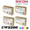 TONER RICOH MP CW2200 BLACK, CYAN, YELLOW, MAGENTA ORIGINAL 2 TONER RICOH MP CW2200