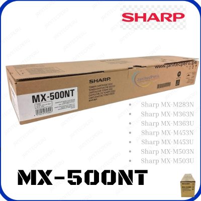 TONER SHARP MX-500NT NEGRO ORIGINAL 6 TONER SHARP MX-500NT NEGRO