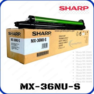 TAMBOR SHARP MX-36NU-SA PARA MX-2310U ORIGINAL. 6 Tambor Sharp MX-36NU-SA