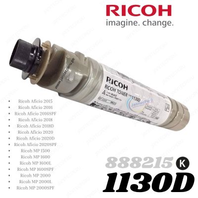 TONER RICOH 888215 TIPO 1130D NEGRO ORIGINAL PARA AFICIO 2015 / MP 1500 6 TONER RICOH 888215